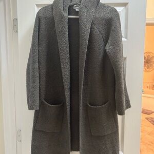 Barefoot Dreams CozyChic Hooded Cardigan Size M